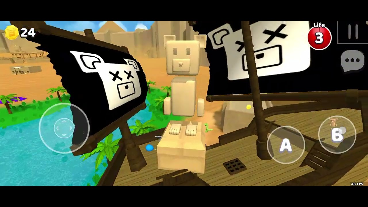 Playing super bear adventure! 