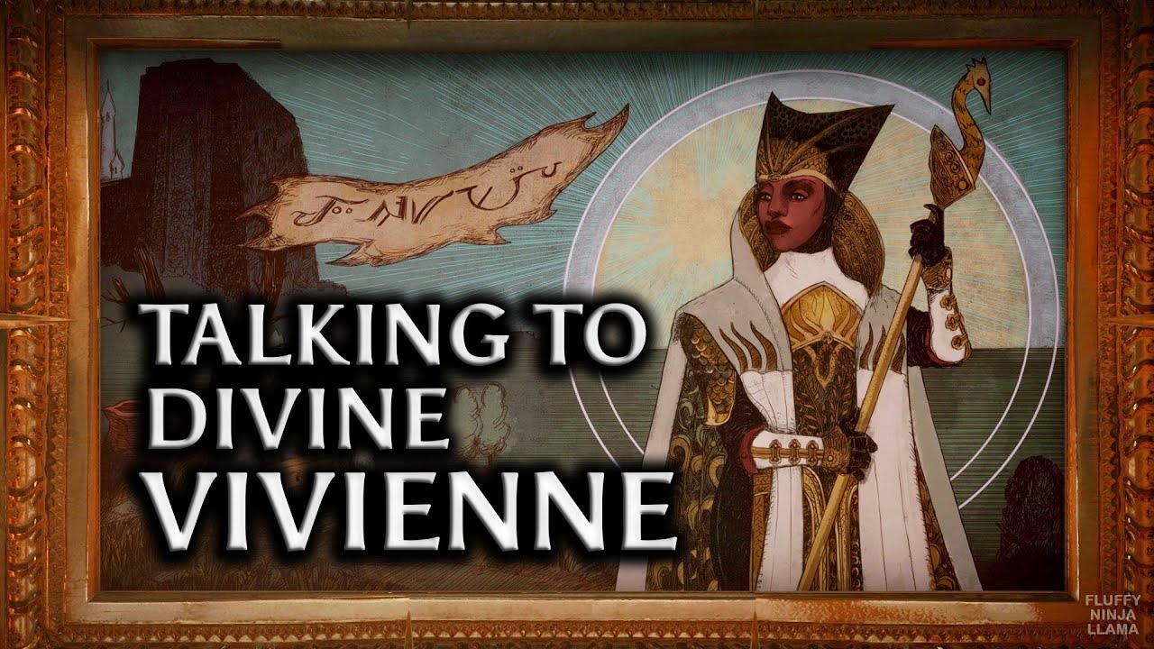 Dragon Age Inquisition Talking to Divine Vivienne (high approval