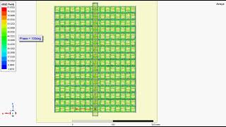 10.3GHz X-Band Radar 16x16 antenna array with gain of 30dBi.
