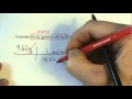 Converting Grams to Moles