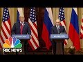 Special Report: President Trump And Vladimir Putin Meet In Helsinki, Finland | NBC News