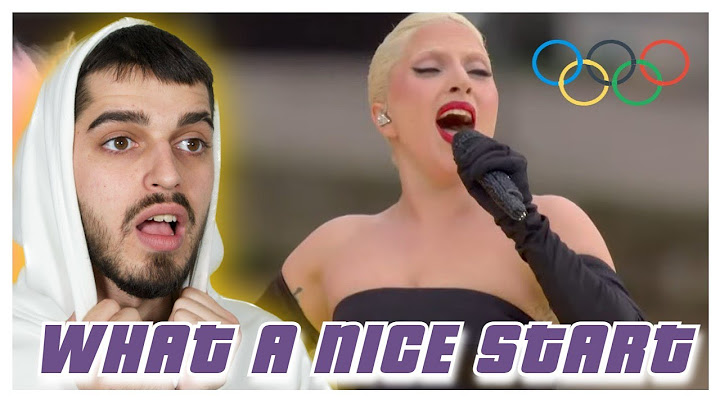 REACT TO Lady Gaga INCREDIBLE Live Performance at JO Paris 2024