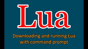 Lua download and install with Command Prompt for Windows