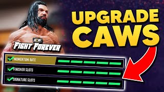 AEW Fight Forever: How To Upgrade CAWS! (Stats & Abilities)