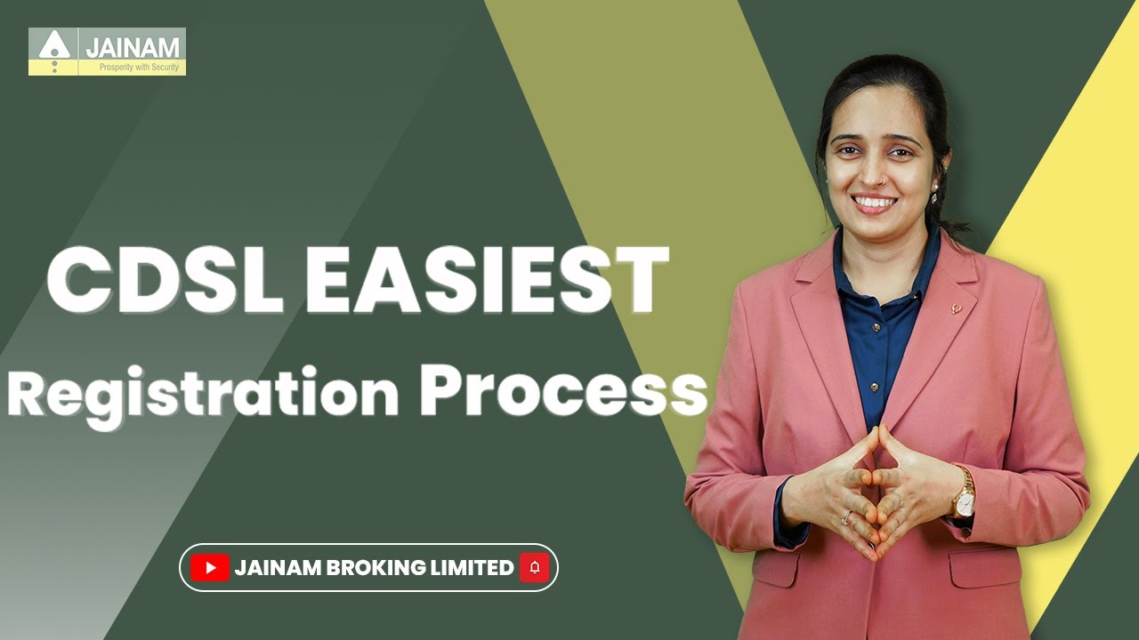 CDSL Easiest:  Registration Process Explained