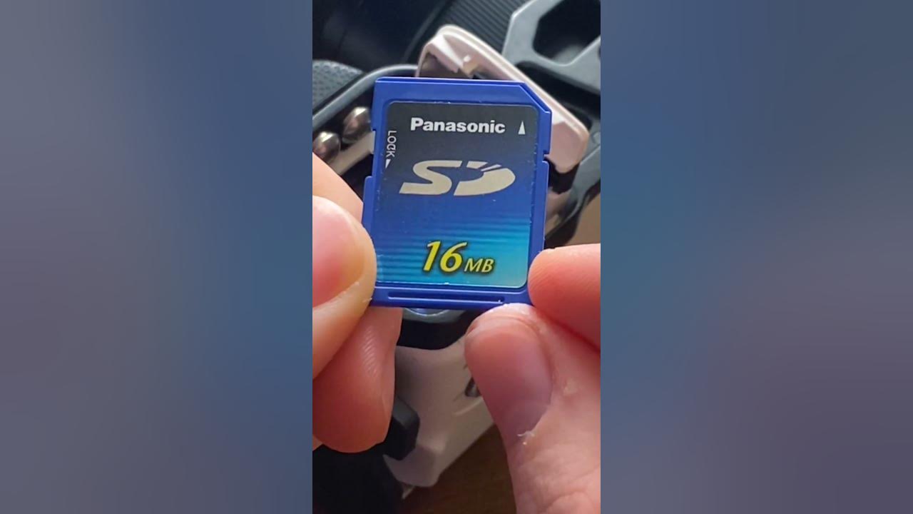 16MB SD Card vs 256GB SD Card It's CRAZY how low storage amounts used