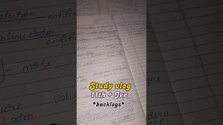 Backlogs khatam nhi ho rhe 🥰✌️ #studyvlog #shorts #viral #trending #jee