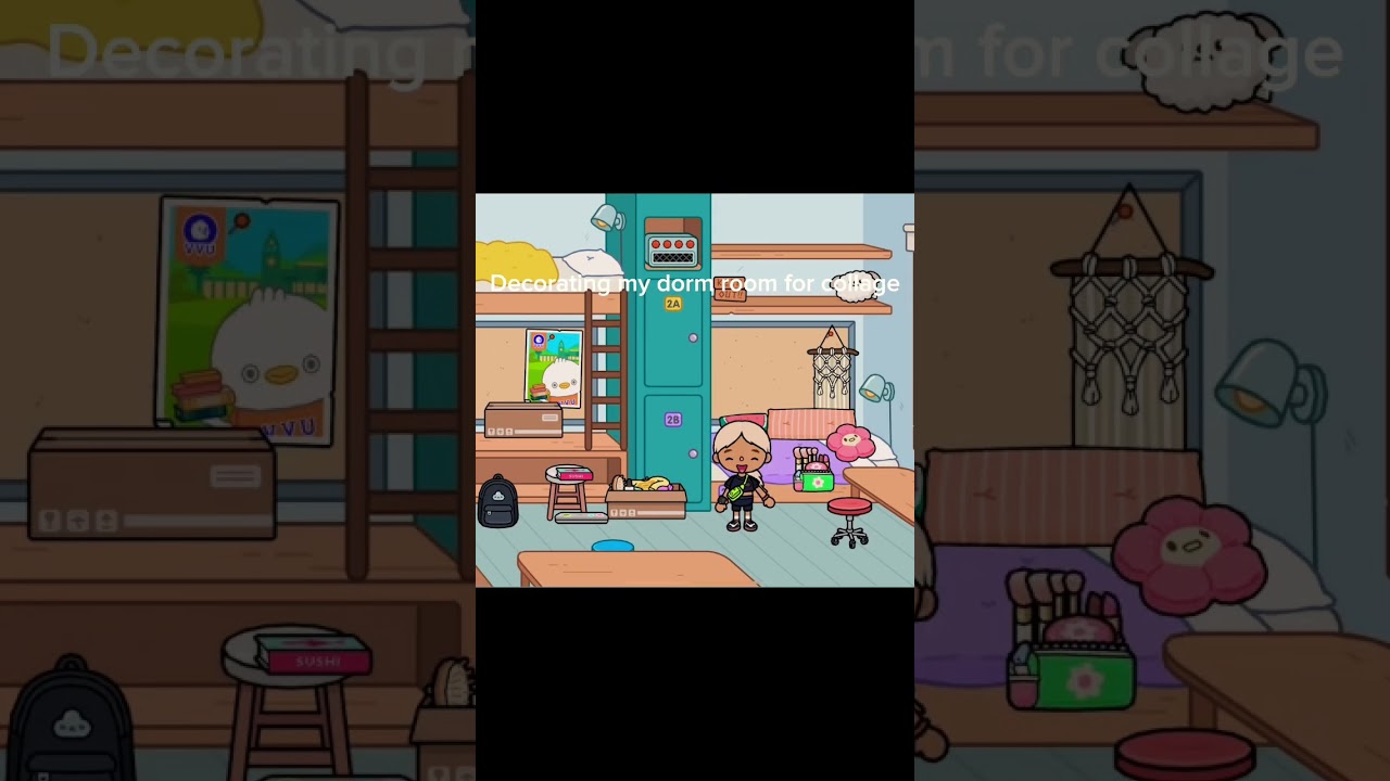 Decorating my collage dorm room!! #aesthetic #tocaboca #decorating