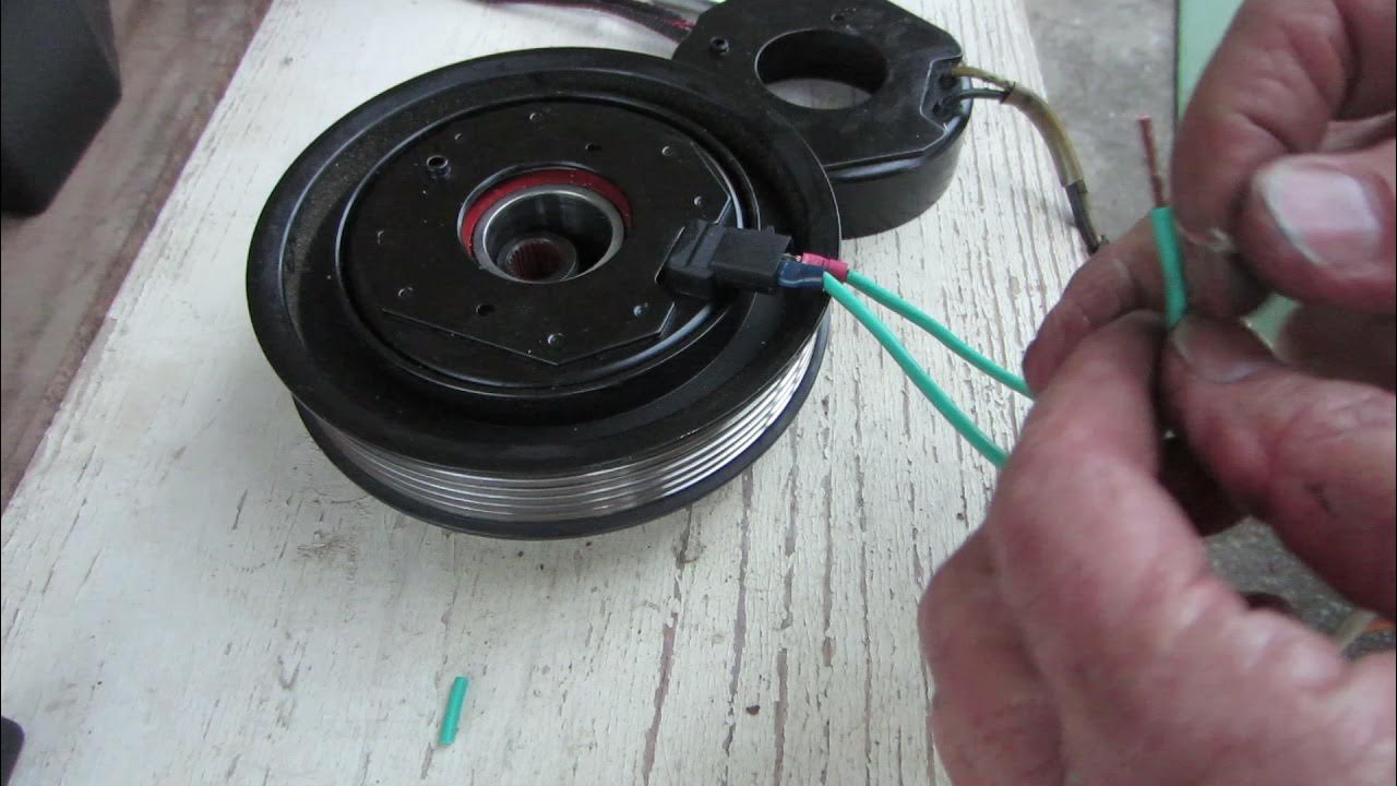 Odyssey AC Compressor Electric Clutch Coil Honda V6 HOW YOUR AC/DEFROST PULLEY TURNS