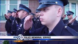 Memorial service for fallen South Bend officers