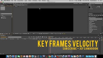 After Effects Tutorial : Key Frames Velocity