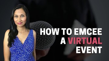 How to emcee a virtual event