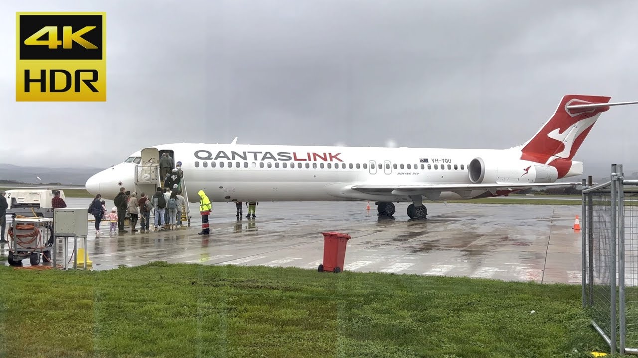 【4K HDR】 Full Flight -  Launceston to Sydney QantasLink QF1562 Boeing 717-200