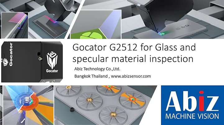 Gocator 3D Smart Sensor G2512 for glass and specular material inspection