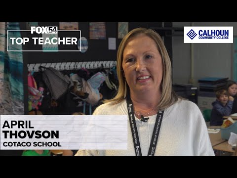 April Thovson is a FOX54 Top Teacher from Cotaco School!