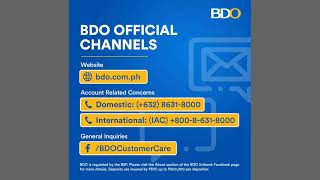 How to Contact BDO Customer Service 2025