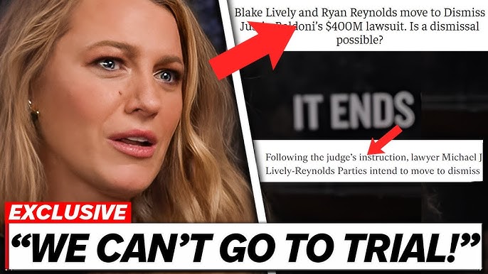 Blake Lively & Ryan Reynolds FORCED To File Motion To Dismiss?! - YouTube