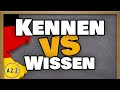 "to know"... in German we have 2 😉 | Difference between kennen & wissen