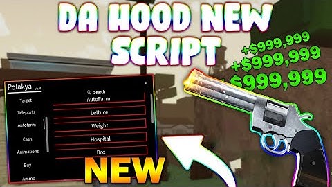 *NEW* Da Hood Script  (PASTEBIN 2024) (INFINITE MONEY, AUTOFARM, GOODMODE, AIMBOT)