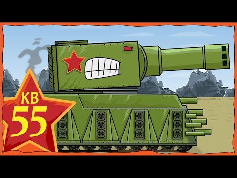 "iron-monster-kv55-vs-dora"-cartoons-about-tanks