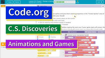 Code.org Lesson 28.7 Project - Design a Game | Tutorial with Answers | C.S. Discoveries Unit 3