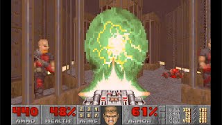 DOOM II The Master Levels (1995) Level 20: The Express Elevator to Hell Plus Ending HD 60fps