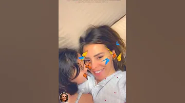 الفنانة إيمان العاصي مع ابنتها ريتاج تيك توك 
