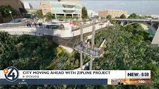 What’s going on with that downtown Spokane zipline?