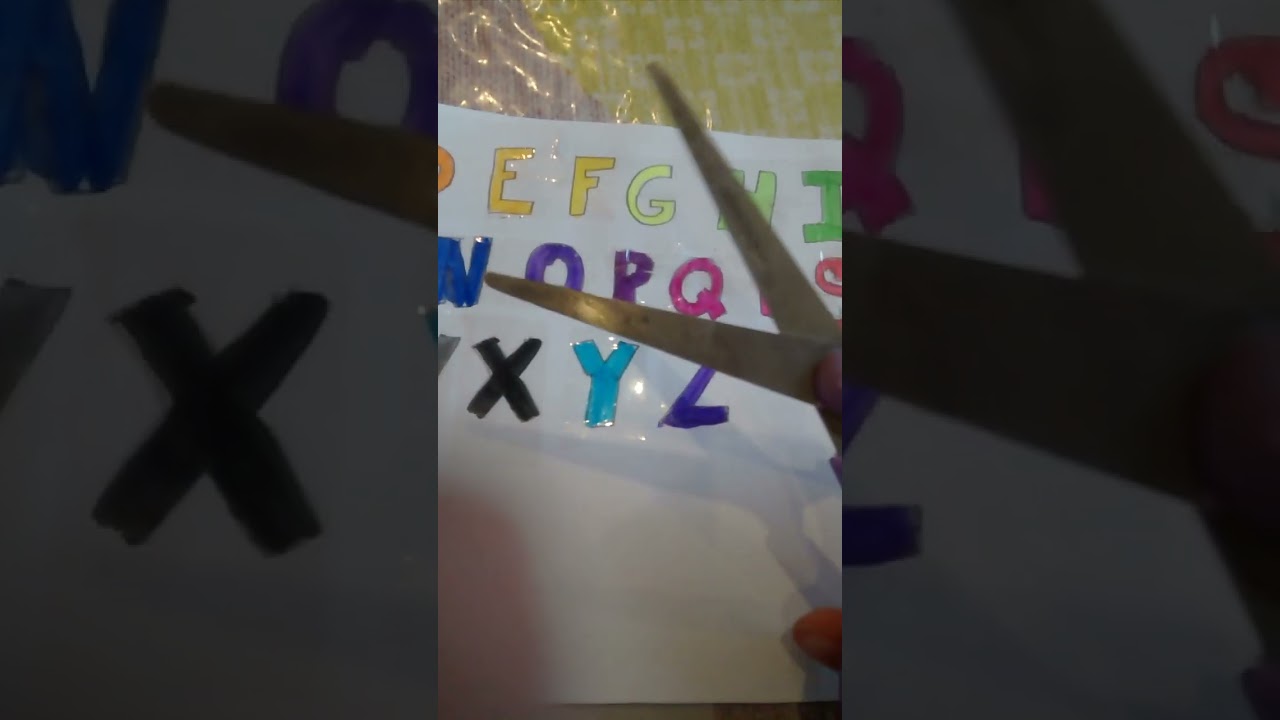 Make alphabet stickers with me!!