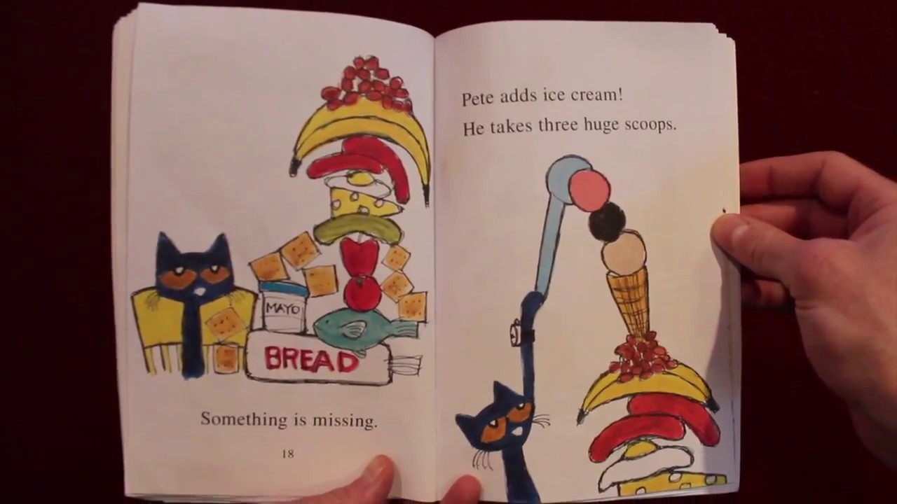 "Pete the Cat: Pete's Big Lunch" with music and sound effects - Kids ...