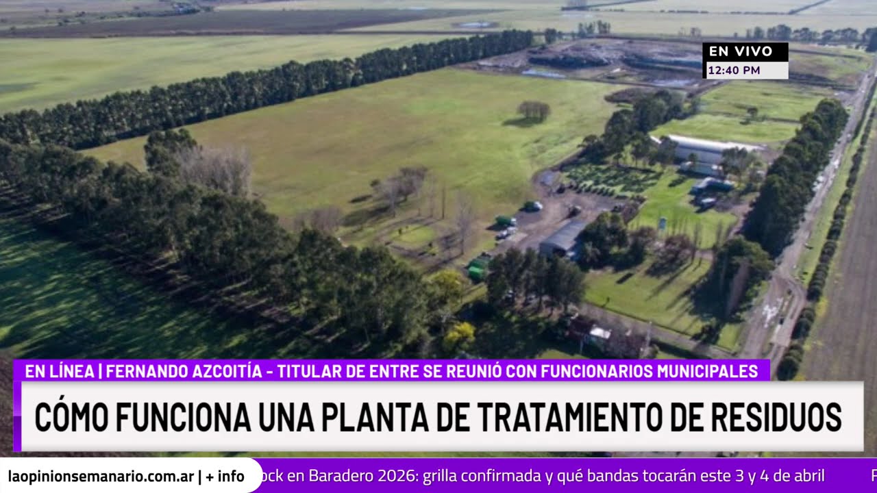 Basura: qué dijo Entre sobre la posibilidad de que San Pedro traslade residuos a San Nicolás