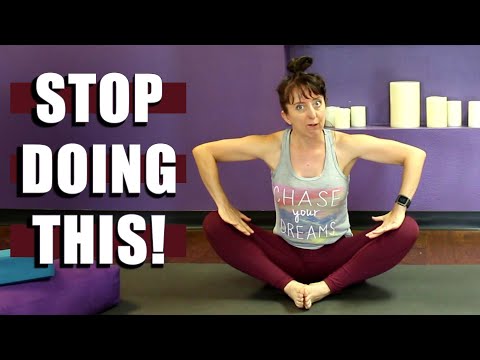 How to improve your butterfly stretch - What NOT to do in Baddha Konasana