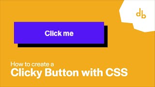 CLICKY BUTTON in 2 minutes - CSS Tutorial