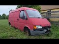Starting 1994 Ford Transit 2.5D After 12 Years + Test Drive