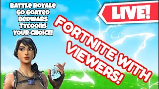 [🔴LIVE] PLAYING FORTNITE WITH VIEWERS!