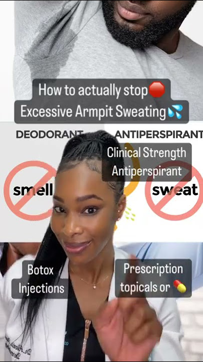 How to actually stop excessive armpit sweating!
