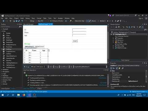 ASP NET web form with SQL Databse and insert function