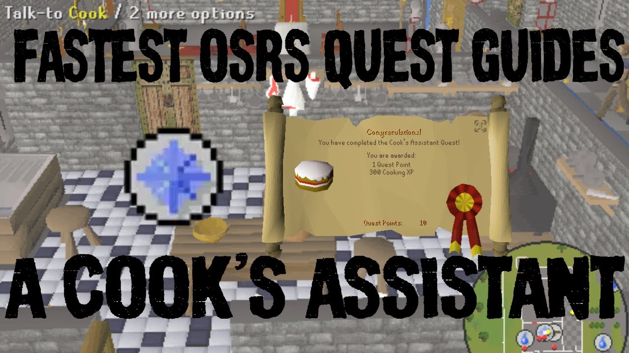 Cook's Assistant Quest Guide - Oldschool Runescape - YouTube