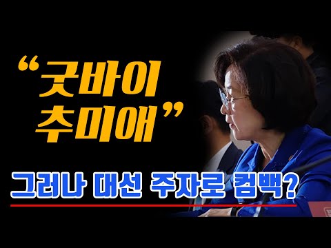 Goodbye, Choo Mi-ae, but a comeback as a presidential candidate? :: [Good Morning PICK]