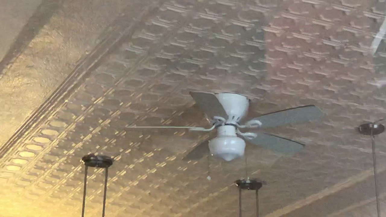 Hampton Bay Kennesaw Ceiling Fans at a Diner YouTube