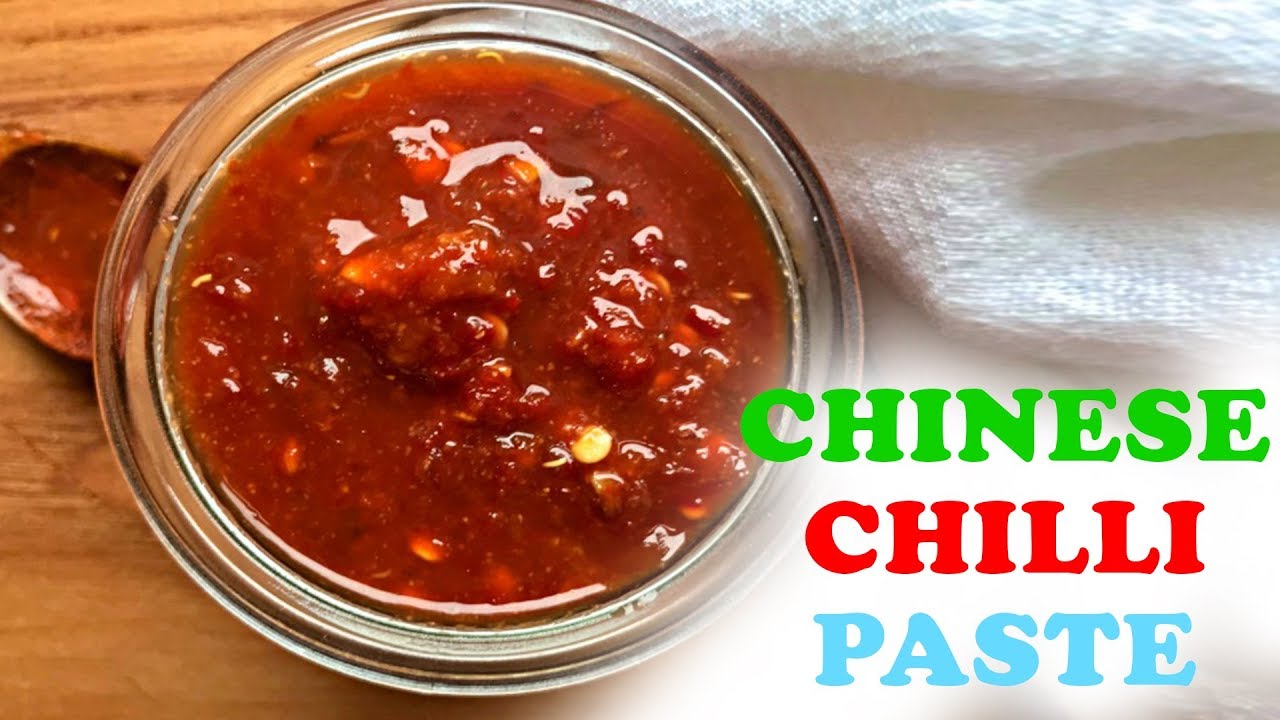 chinese chilli paste Recipe | Homemade chilli Sauce | Chinese Sauce | easy cookbook