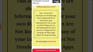 How to Download Gb WhatsApp New Version 2022 Full Complete Datilas in this videos Step by Step screenshot 3