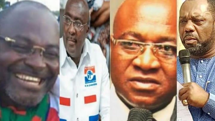 wow! ßawumia rejèct Kyei Mensah Bonsu & Napo as he pick Ken Agyapong as running mate..............