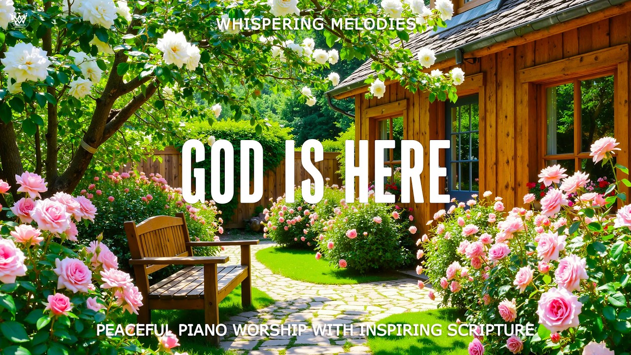 GOD IS HERE  | Peaceful Piano Worship with Inspiring Scriptures & Beautiful Nature Scenes