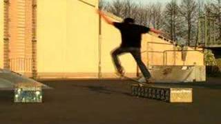 Alex Ullmann Fs Tailslide Kickflip Off Filmbrett-Promo