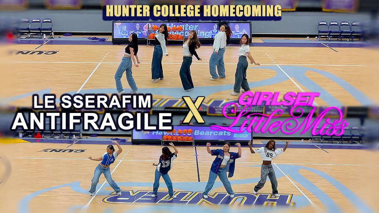 [K-POP IN SCHOOL] LE SSERAFIM - “ANTIFRAGILE'’ X GIRLSET - “Little Miss” Dance Cover || HOMECOMING