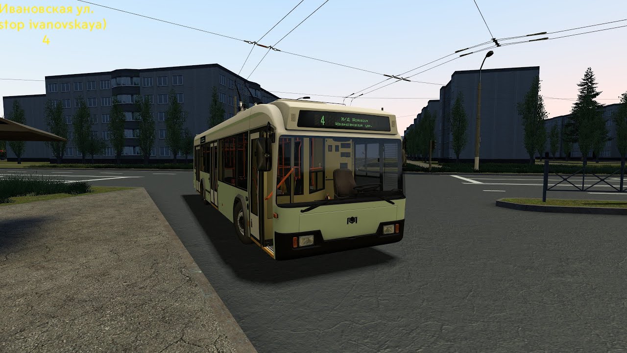 Поездка на обновленном БКМ 32100 2007-2008 (Alternarive trolleybus)
