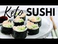 KETO SUSHI | How to make Cauliflower Sushi | KETO APPETIZER RECIPE
