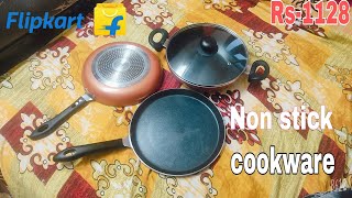 Non stick 3 pieces set | Renberg cookware non stick set unboxing in hindi