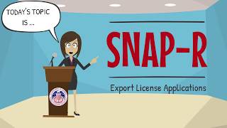 SNAP-R:  Export License Applications